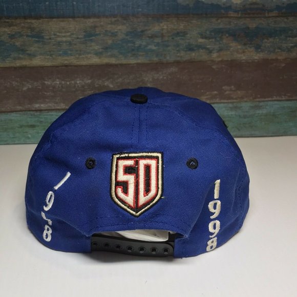 Vintage NASCAR 50th Anniversary Hat / Cap. Rare 1998 Made In USA - Picture 4 of 9